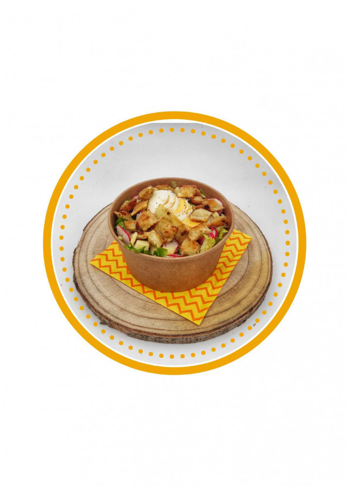 Salade de ravioles grillées et radis
