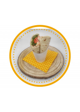 Wrap végétarien mayonnaise,...