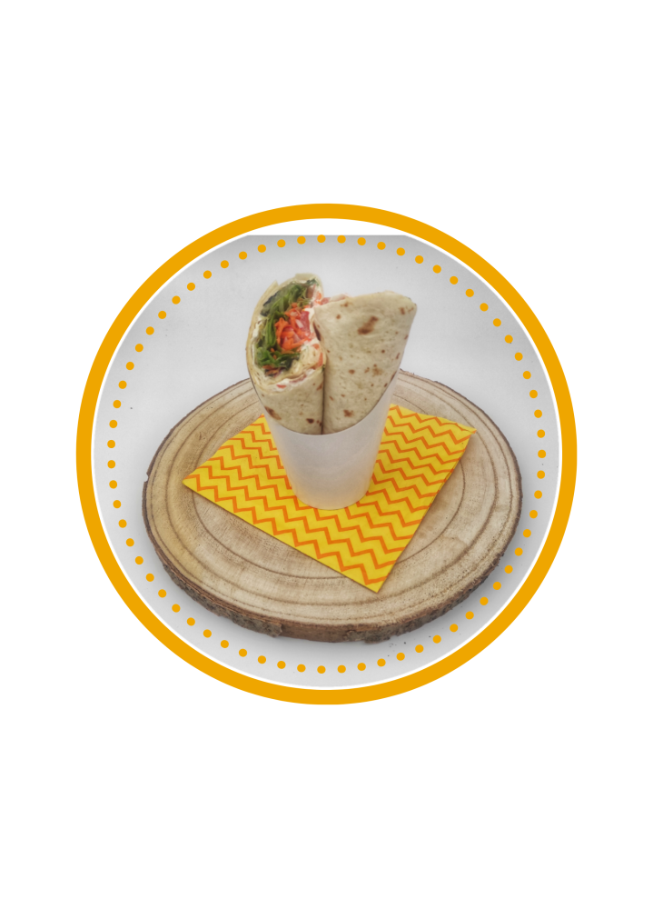 Wrap houmous