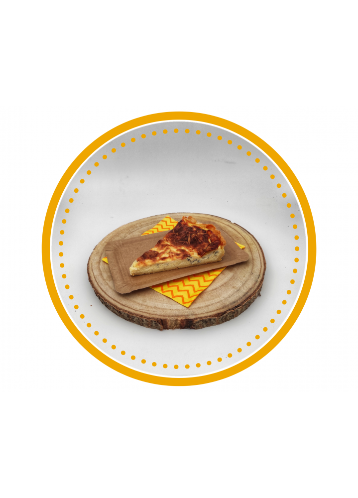 Quiche brie dinde et emmental