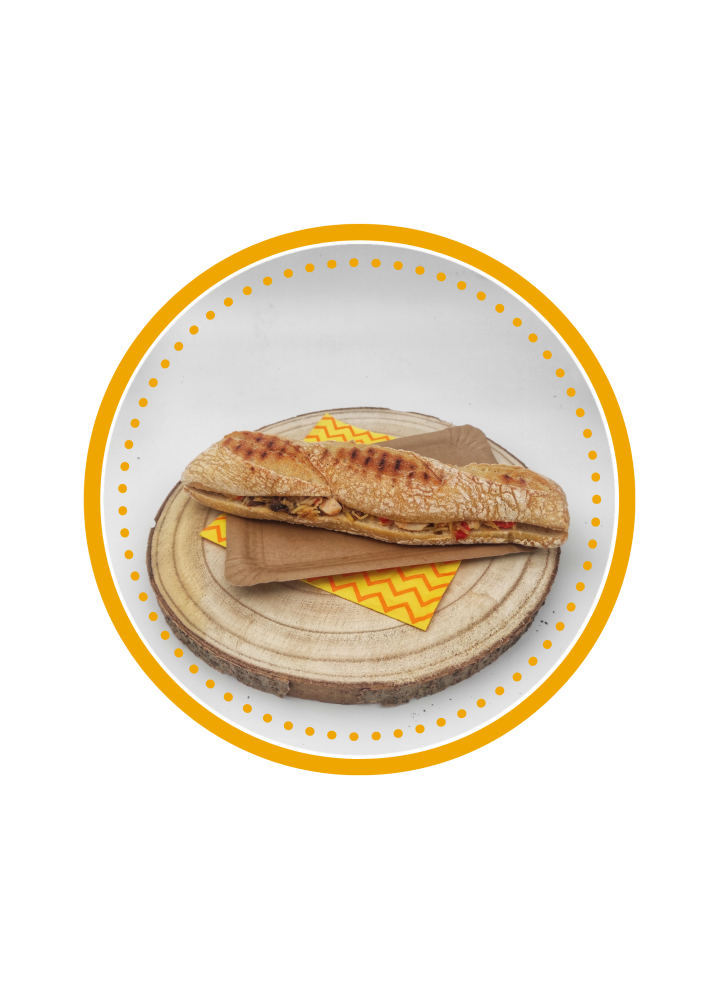 Panini poulet curry