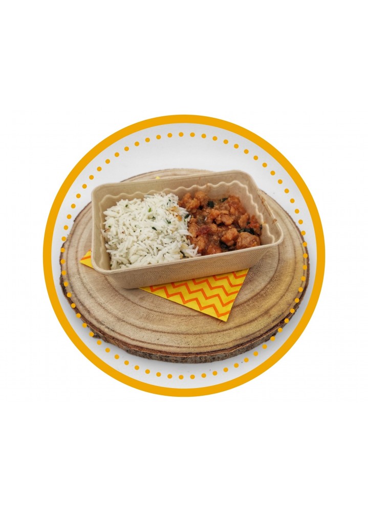 MERCREDI : Poulet à l'asiatique et riz basmati