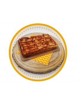 Gaufre dinde, oignons,...