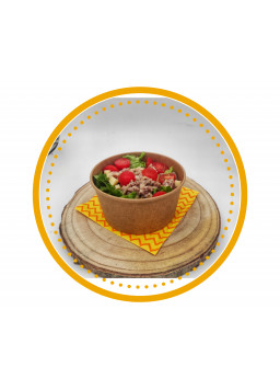 Salade verte lardons,...